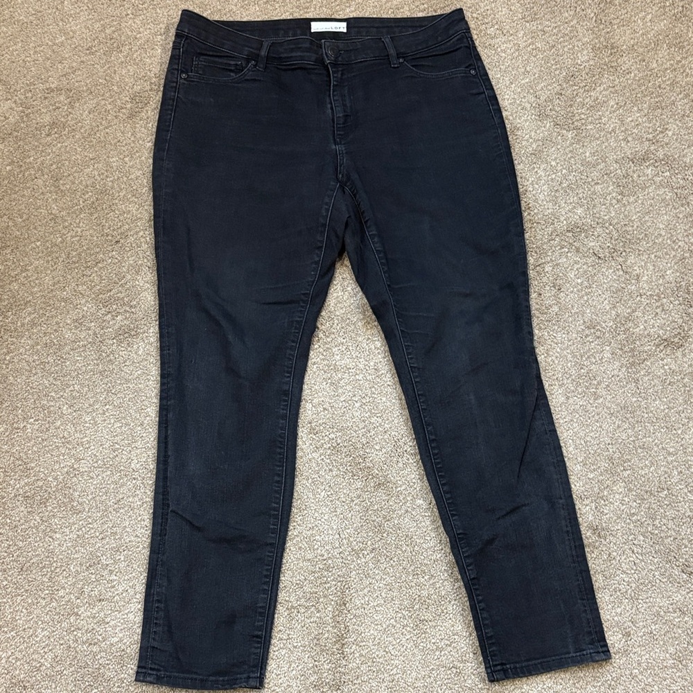 LOFT Women's Black Slim Jeans